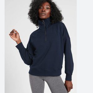 Athleta Cozy Karma 1/4 Zip